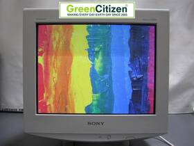 Sony Cpd-g410r Trinitron Multiscan G410 19 Inch 18 Viewable Vintage Crt Monitor