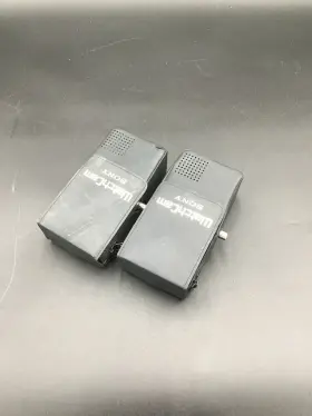 Fdm-027 Sony Lot Of 2 Watchcam Monitor With Case Flat Display