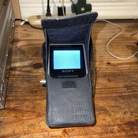 Sony Fdm-030 Watchcam Flat Display Monitor With Case And Stand