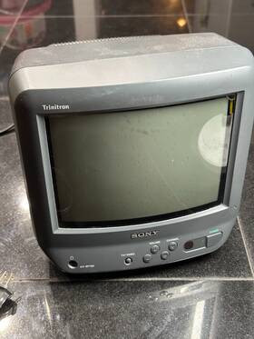 Sony Kv09pt60 Vintage Trinitron Kv 09pt60 9 Inch Video Game Tv Works