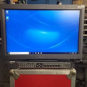 Sony Lmd-230w 23 Inch Broadcast Video Monitor With Meu-wx1 Control Unit