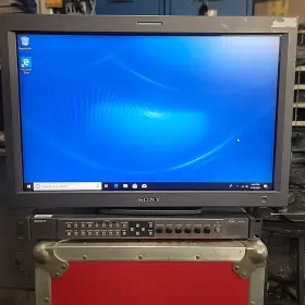 Lmd-230w Sony 23 Inch Broadcast Video Monitor With Meu-wx1 Control Unit