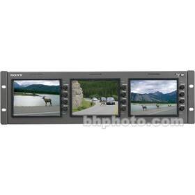 Sony Lmd-530 Triple Monitor Lcd Rack Displays Lot Of 3