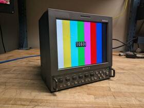 Sony Lmd-9050 Color Lcd Portable Video Monitor With Ac Adapter Model Ac-lmd9