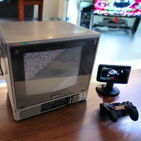 Sony Pvm-1271q Cvm-1270 Trinitron 12 Inch Color Video Audio Vhf Uhf Vtr Retro Gaming Vtg Monit