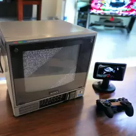 Pvm-1271q Sony Cvm-1270 Trinitron 12 Inch Color Video Audio Vhf Uhf Vtr Retro Gaming Vtg Monit