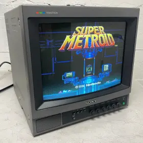 Pvm-1340 Sony Trinitron Near Mint 13 Inch Professional Rgb Video Monitor Vintage