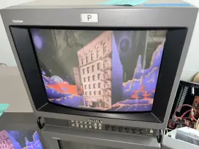Pvm-13531q Sony 14 Inch Trintron Video Monitor Composit S-video Component Rgb In