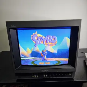 Pvm-14m1j Sony 14 Inch Rgb S-video Av Trinitron Crt Retro Gaming Monitor