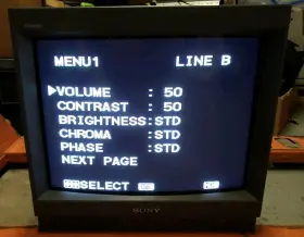 Pvm-20n1u Sony Crt Trinitron Professional Video Monitor 20 Inch Tested Turns On