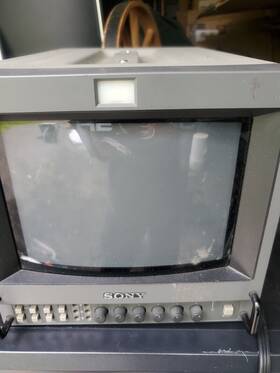 Sony Pvm-8045q Trinitron 8 Inch Retro Gaming Broadcast Color Rgb Crt Monitor