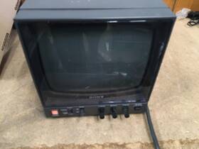 Sony Pvm-91 Crt800 Vintage Black And White Crt Video Monitor