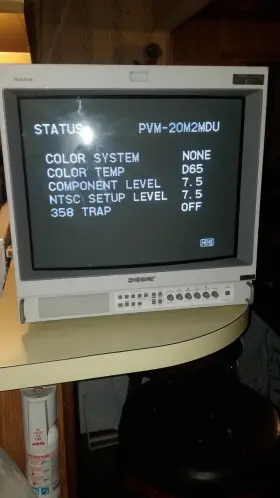 Pvm20m2mdu Sony Pvm20m2udu Trinitron Monitor Model Pvm20m2mdu/st