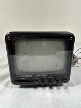 Sony Ssm-620am Vintage 6 Inch Black And White Crt Video Monitor Untested For Parts