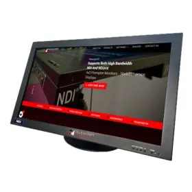 4k24refndi Telescript 24 Inch 4k Ndi Certified Ip Monitor With Desktop Stand And 12g Sdi