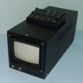 140yb4 Toshiba Teli Video Picture Monitor With 5 Inch Bw Crt