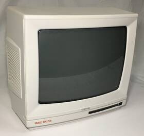 Toshiba Cm1300w 13 Inch Video Monitor Color High Resolution Working Gaming Security