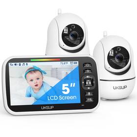 Uksup B0cz6xg28d Sm663v2 Baby Monitor 2 Cameras - 5 Display Video Remote Pan
