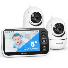 B0cz6xg28d Uksup Sm663v2 Baby Monitor 2 Cameras - 5 Display Video Remote Pan