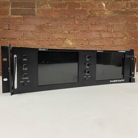 Vaddio 999-5500-002 Preview Dual 6.4 Rack Mount Monitor Untested