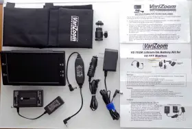 Vz-702m Varizoom 7 Inch Monitor With 1 Battery Case Sun Hood And Accessories