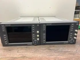 Tvm-4dg Videotek 2 Rack Mounted Multiformat Hd/sd-sdi Waveform Monitor/vectorsco