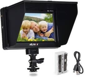 Viltrox 953400380385 7 Inch 4k Hdmi Field Monitor Kit Dc-70 Ii On Camera With Output