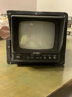 Vom-58 Voyager 5 Inch Black/white Video Monitor Rear View Used Condition