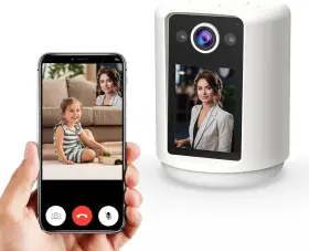 Cv331s Vstarcam Indoor Video Baby Monitor 2.4 Inch Screen 360 Ptz Ai Detection