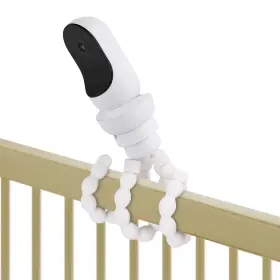 B0bw96d8h9 Wochel Flexible Tripod Baby Monitor Mount For Owlet Cam 2 Dream Sock - No Drillin