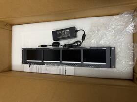 Wohler Rm-2443ws-3g 2ru Quad 4.3 Inch 16 9 Widescreen Lcd Video Monitor - 3g/hd/