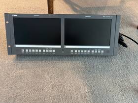 Wohler Rm-4290w-hd Panorama 4ru 2-screen 9 Inch Audio/video Lcd 16 Monitor Panel