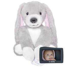 Zooby B09nx6bnm7 Car Baby Monitor - Bailey Bunny Plush Camera Night Vision Wireless