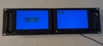 Delvcam DELV-7HDRM Hd/analog Dual Rackmount Lcd Monitor With Touchscreen Works! Used. Price: $225.00.