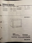 Original Sony Service Manuals Models: PVM-20M2U/ 20M2E Vintage Color Monitor Brand. Price: $120.95.