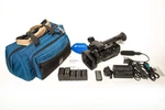 Sony HXR-NX5U Nxcam Camcorder Mic Portabrace Bag Batts Remote Used. Price: $950.00.