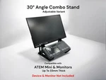 Combo Stand For Blackmagic Atem Mini Series Monitors Up 33MM Thick New. Price: $29.99.
