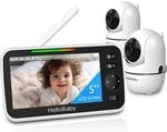 Hellobaby 5" Monitor Cams, Pan-tilt-zoom, 26-HOUR Battery, 1000FT Range New. Price: $149.98.