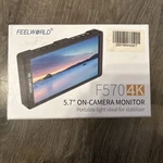 Brand New Feelworld F570 5.7 Inch 4K Camera Monitor For Dslr Used. Price: $99.99.