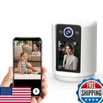 Vstarcam Video Call Security Camera Indoor W/ 2.4" Hd Screen, Pet New. Price: $48.58.