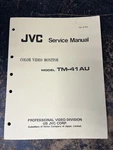 Vntg Jvc Service Manual Color Video Monitor Tv TM-41 Au Book Schematics Original Good. Price: $33.70.