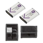 (2) NP-BY1 Battery For Sony HDR-AZ1VR Action Cam + Small Pouch New. Price: $10.99.
