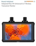 Hollyland 5.5" Wireless Transceiver Monitor #HLMARSM1ENHANCED New. Price: $410.50.