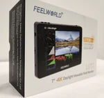 Feelworld 7" Ultra Bright 2200NIT Hdmi Touchscreen Camera Dslr Field Monitor 4K New. Price: $199.99.