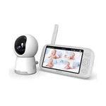 Video Baby Monitor With Camera And Audio, 5 Inch Split Ips Screen, New. Price: $45.95.