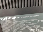 Toshiba 19HLV87 Lcd Tv W/ Dvd Player No Remote Monitor Video Gaming Works Used. Price: $79.95.