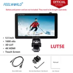 Feelworld LUT5E 5.5 In Dslr Camera Field Monitor 1600NIT Bright 4K Hdmi Touch New. Price: $208.99.