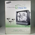 Samsung B&w 12" Crt Tv Observation Security Monitor SMO-120S W/ 3 Cameras New Open. Price: $255.95.