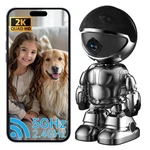 Chpuss 2K 5G/2.4GHZ Wifi Indoor Pet Robot Camera W/phone App Eseecloud Ptz New. Price: $67.98.