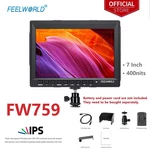 Feelworld FW759 Inch Dslr Camera Field Monitor 1280X800 Lcd 4K Hdmi Input Used. Price: $62.99.